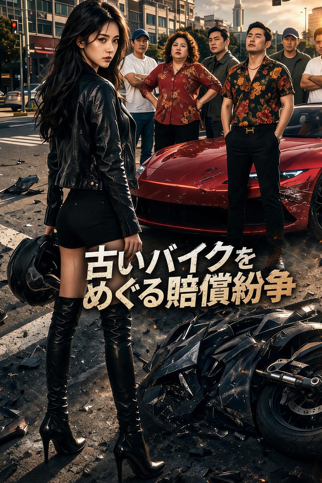 大富豪の壊れたバイク
