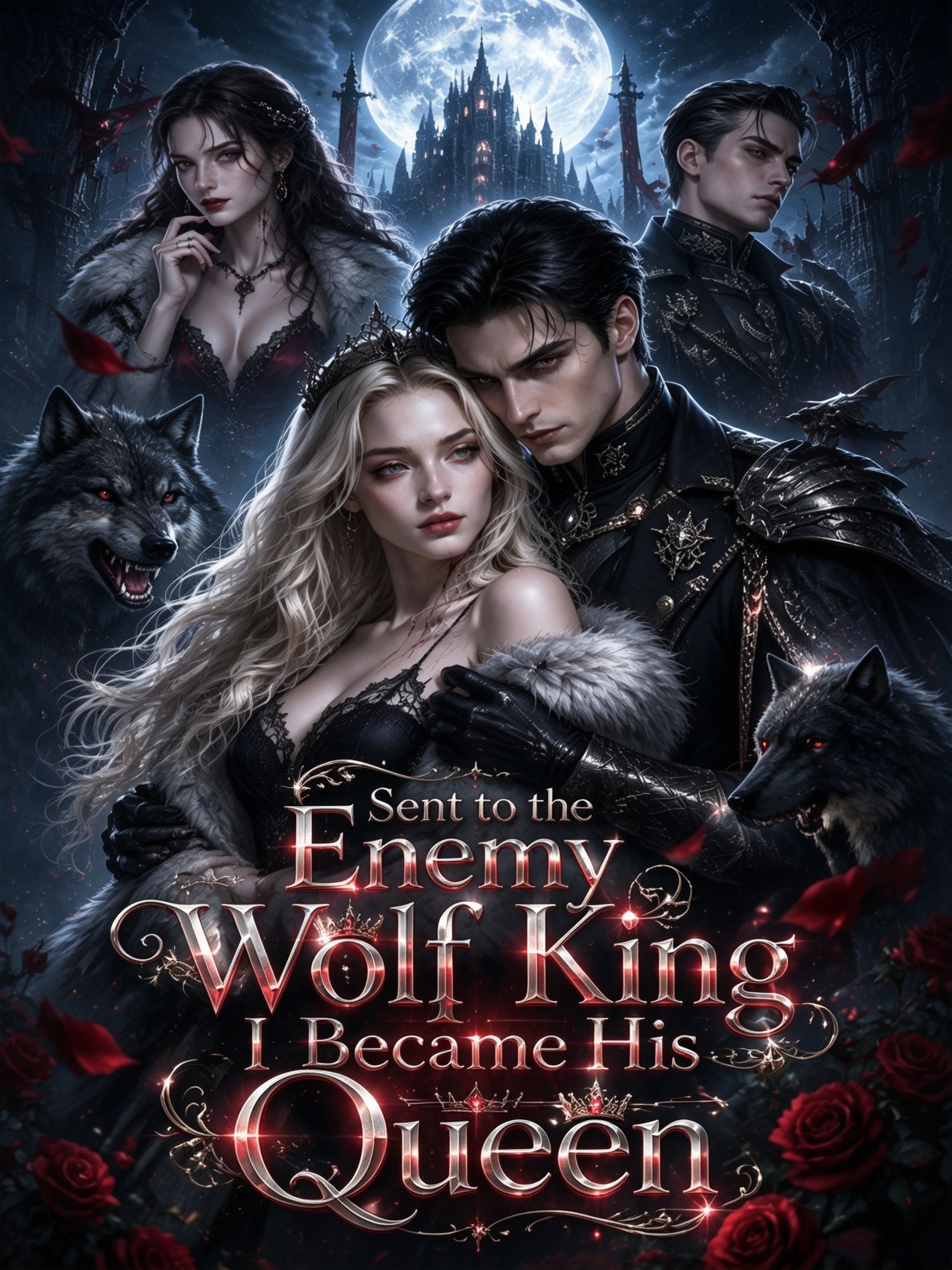 Sent to the Enemy Wolf King, I Became His Queen
