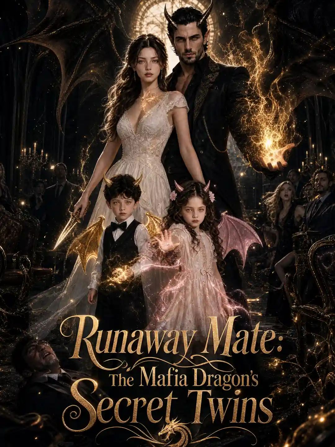 Runaway Mate: The Mafia Dragon's Secret Twins