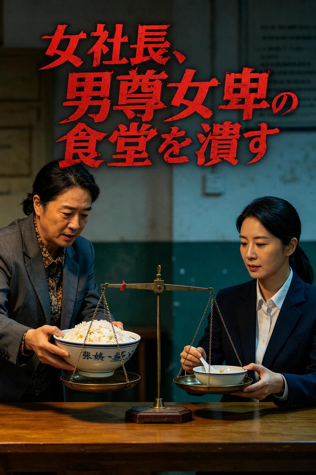 女社長、男尊女卑の食堂を潰す