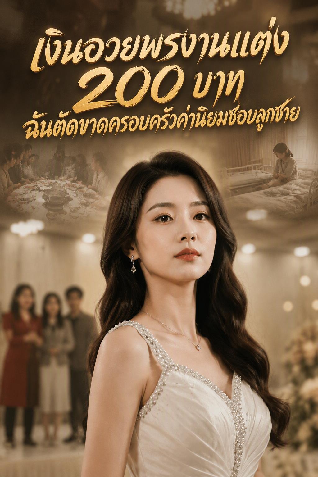 เงินอวยพรงานแต่ง 200 บาท ฉันตัดขาดครอบครัวค่านิยมชอบลูกชาย