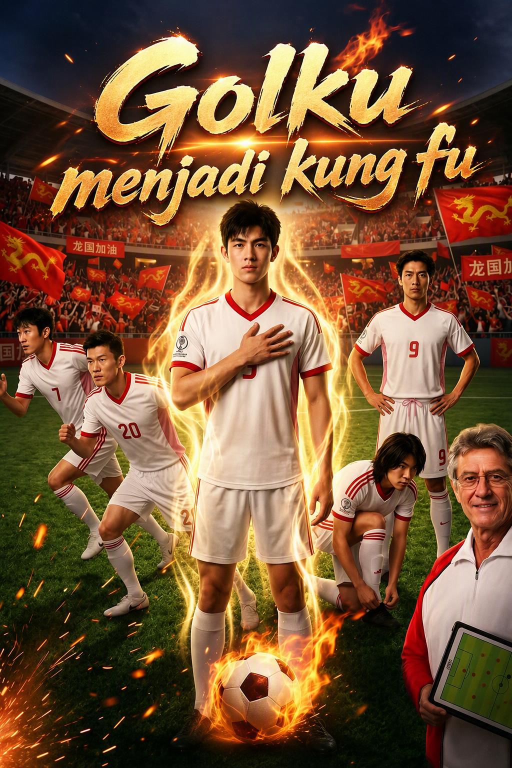 Golku menjadi kung fu