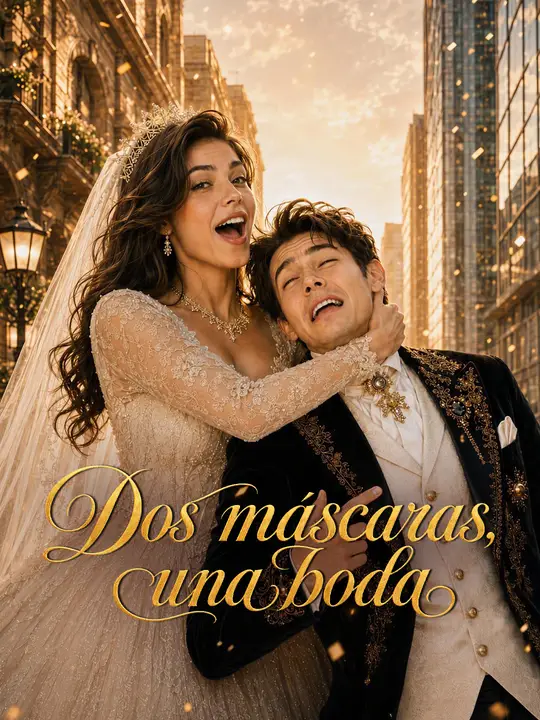 Dos máscaras, una boda