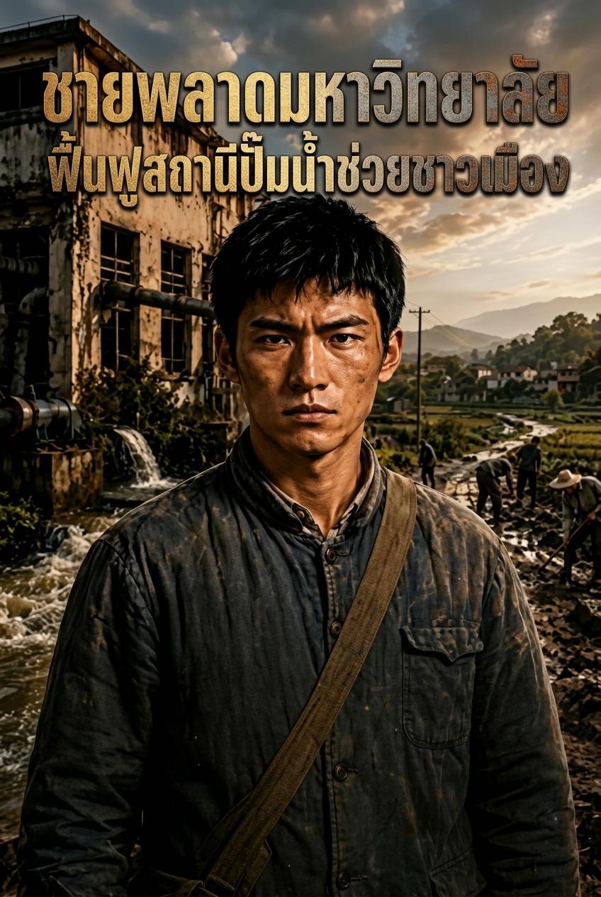 ชายพลาดมหาวิทยาลัย ฟื้นฟูสถานีปั๊มน้ำช่วยชาวเมือง