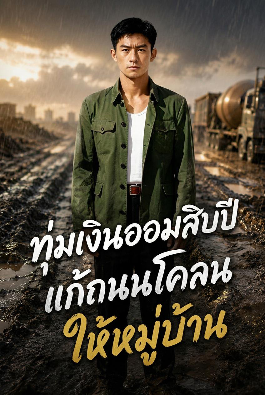 ทุ่มเงินออมสิบปี แก้ถนนโคลนให้หมู่บ้าน