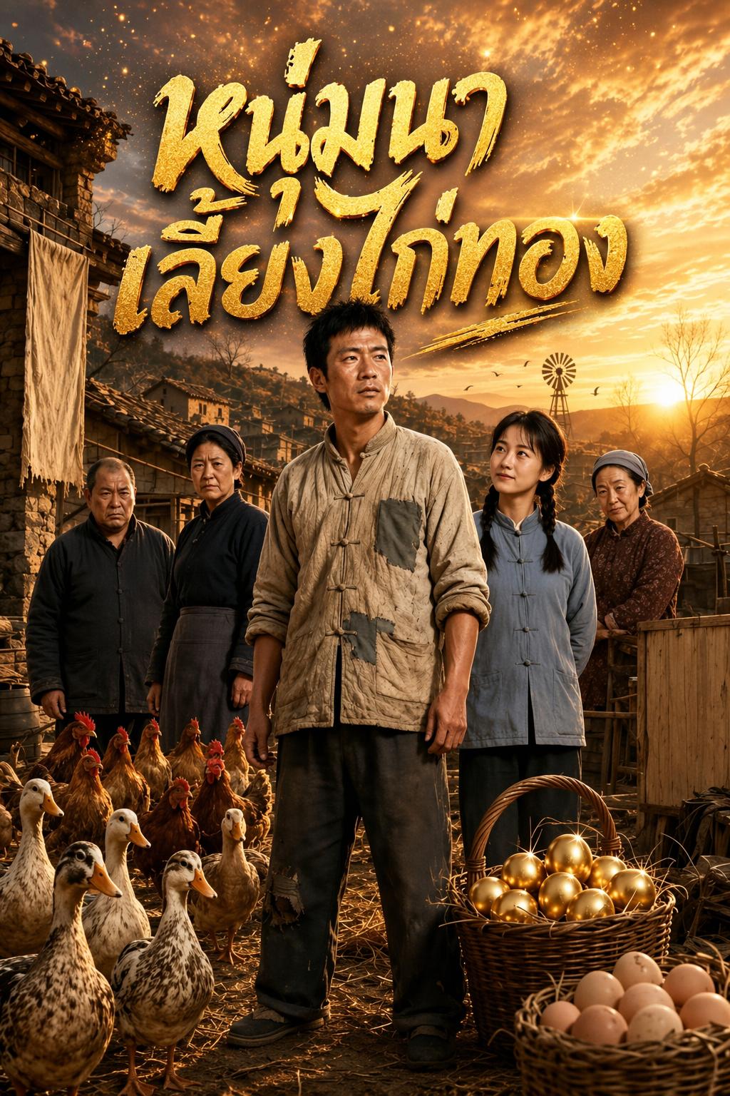 หนุ่มนาเลี้ยงไก่ทอง