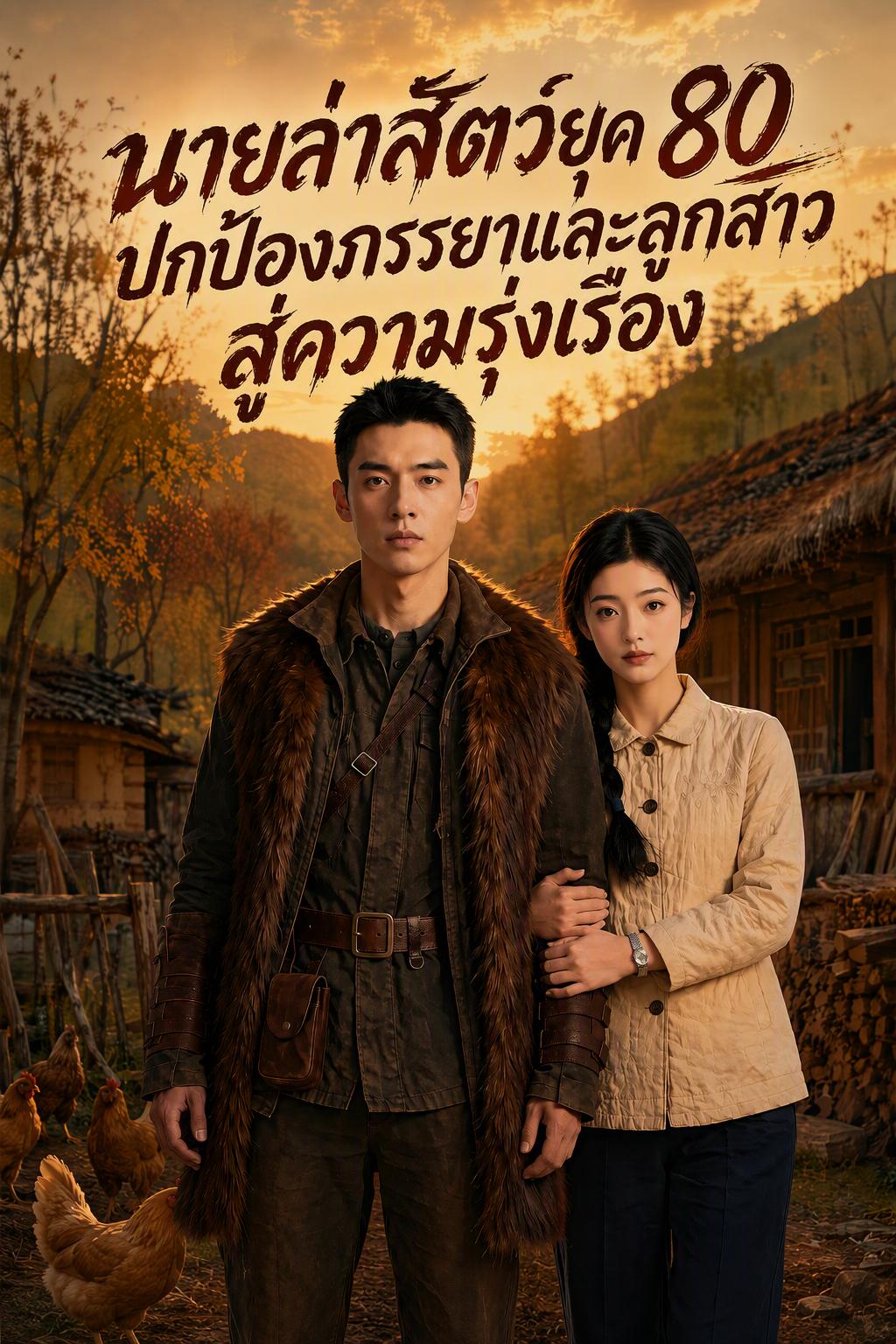 นายล่าสัตว์ยุค 80 ปกป้องภรรยาและลูกสาวสู่ความรุ่งเรือง