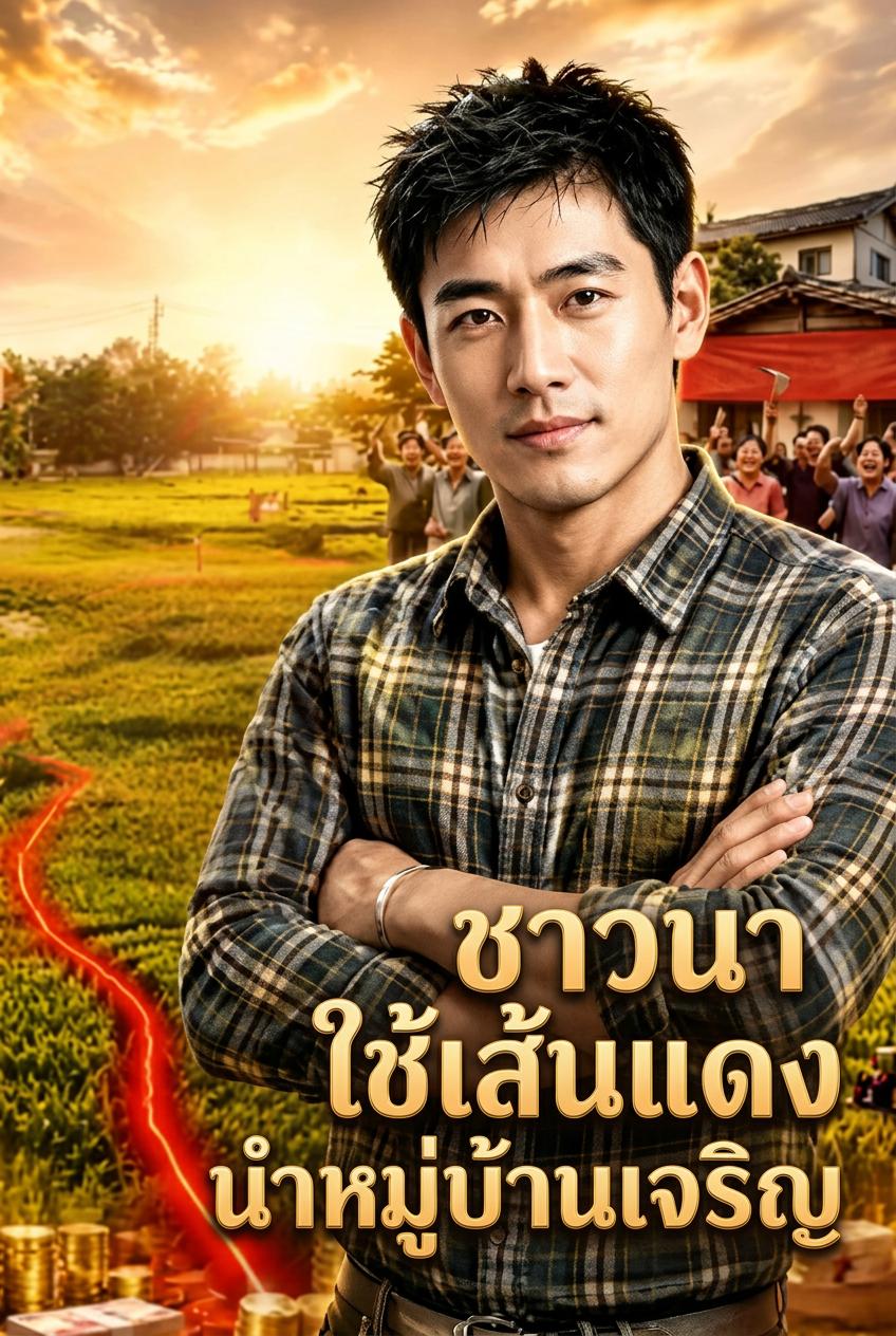 ชาวนาใช้เส้นแดงนำหมู่บ้านเจริญ