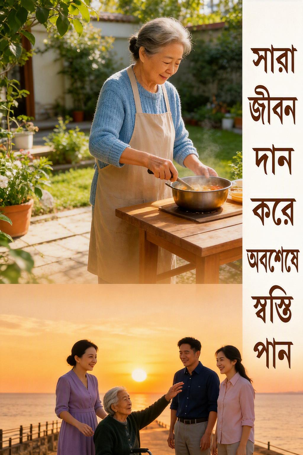 সারা জীবন দান করে অবশেষে স্বস্তি পান