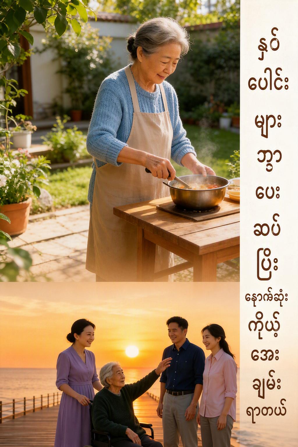 နှစ်ပေါင်းများစွာပေးဆပ်ပြီး နောက်ဆုံးကိုယ့်အေးချမ်းရှာတယ်