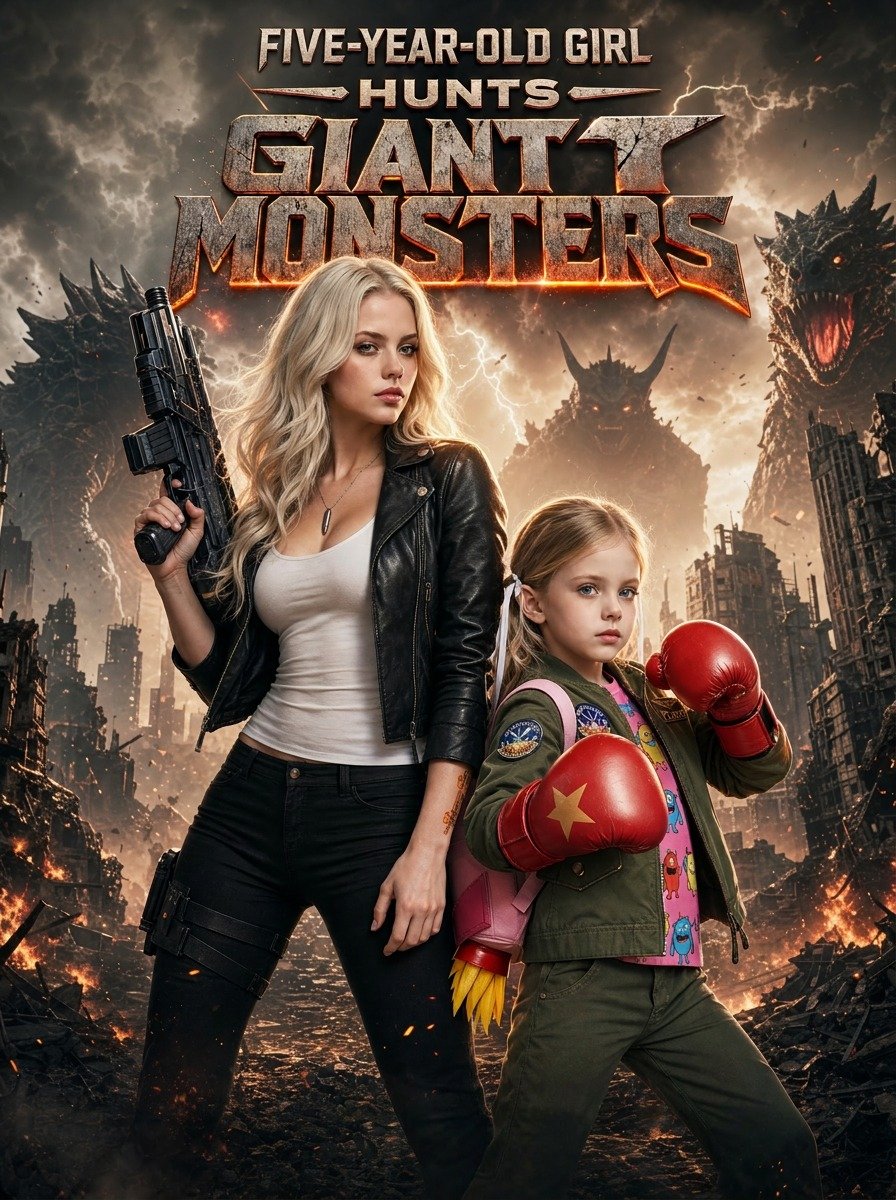 Five-Year-Old Girl Hunts Giant Monsters