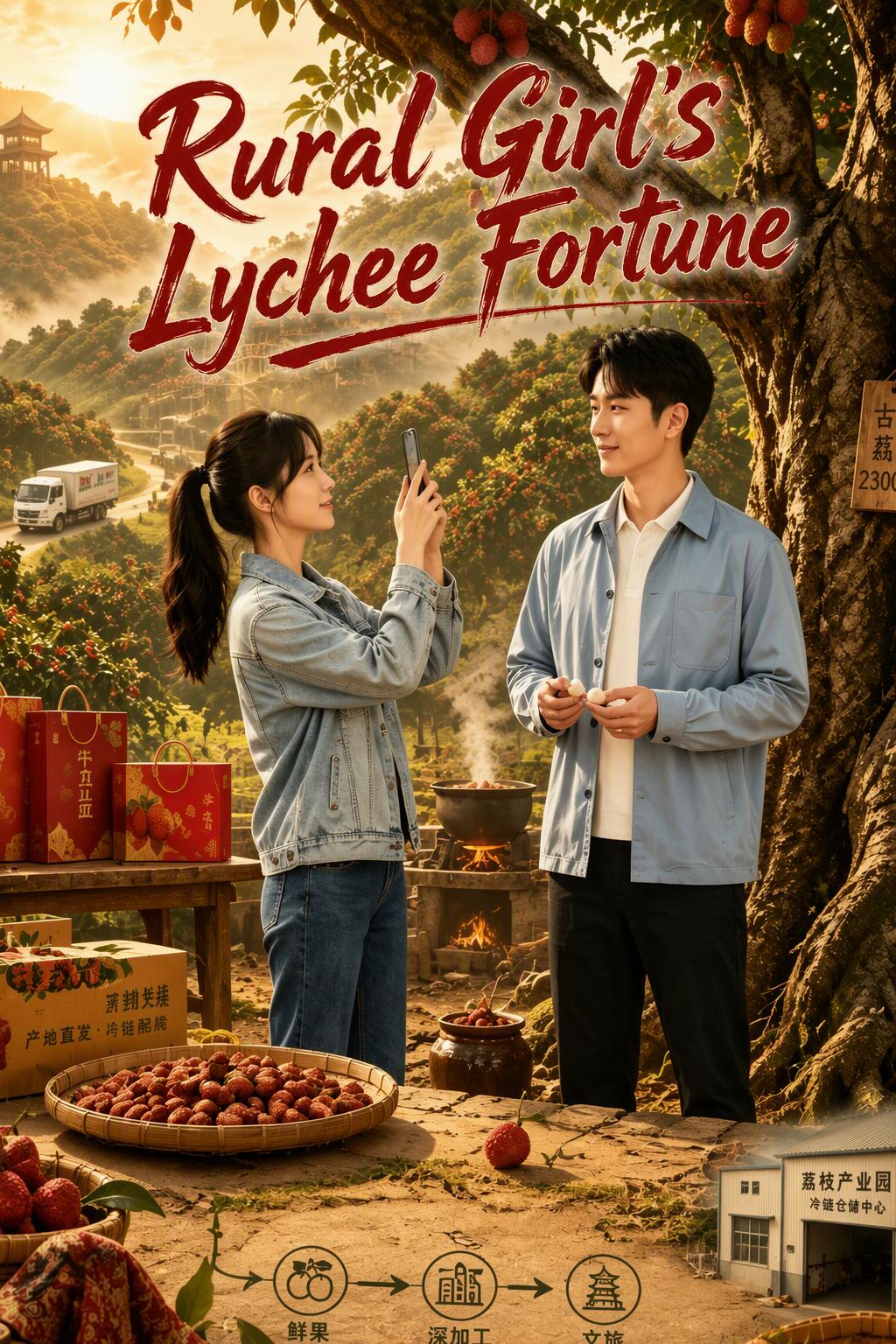 Rural Girl's Lychee Fortune