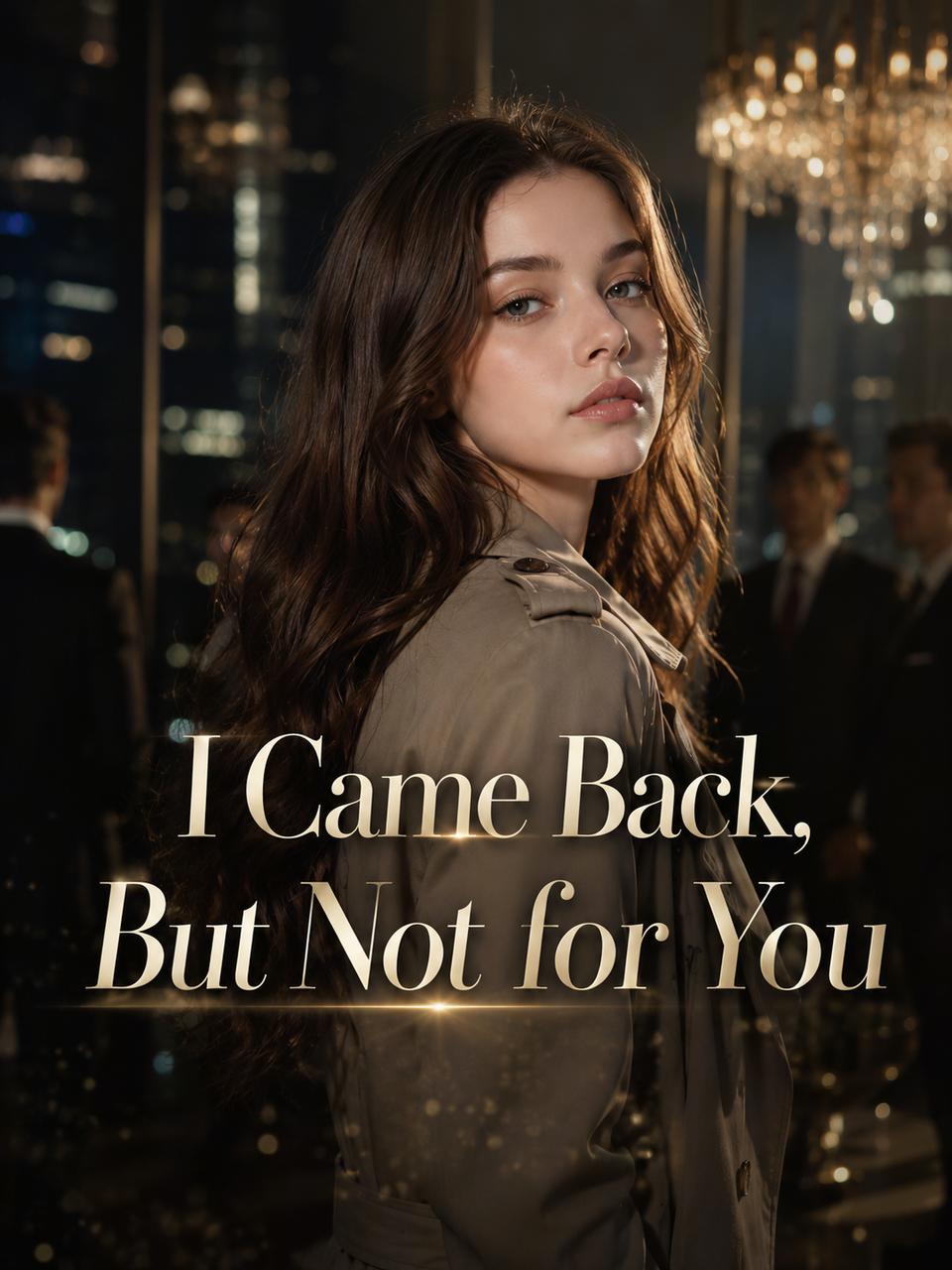 I Came Back, But Not for You