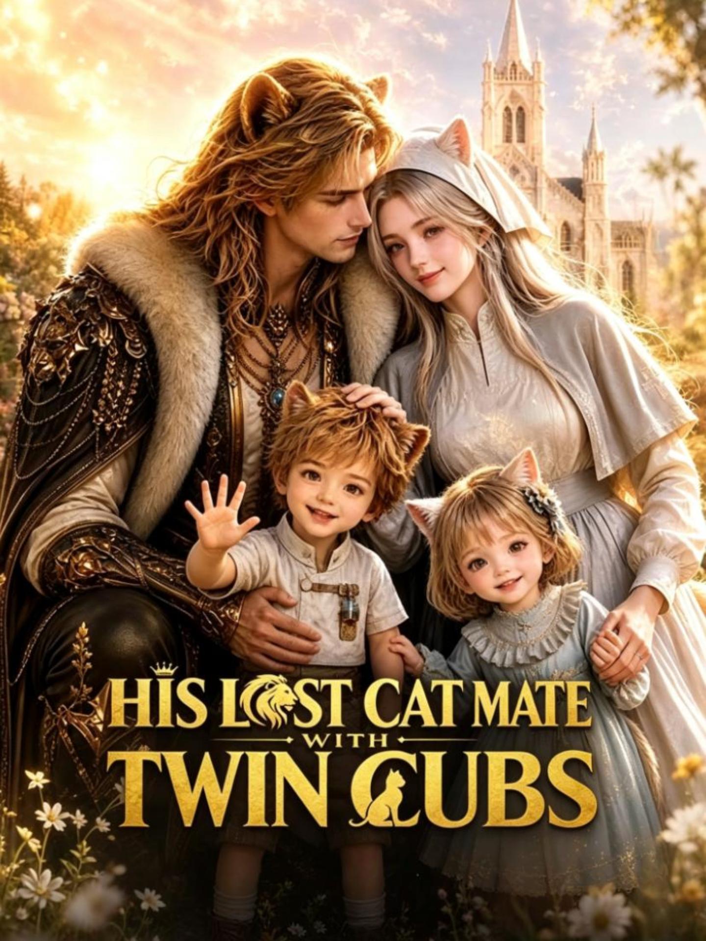 His Lost Cat Mate With Twin Cubs