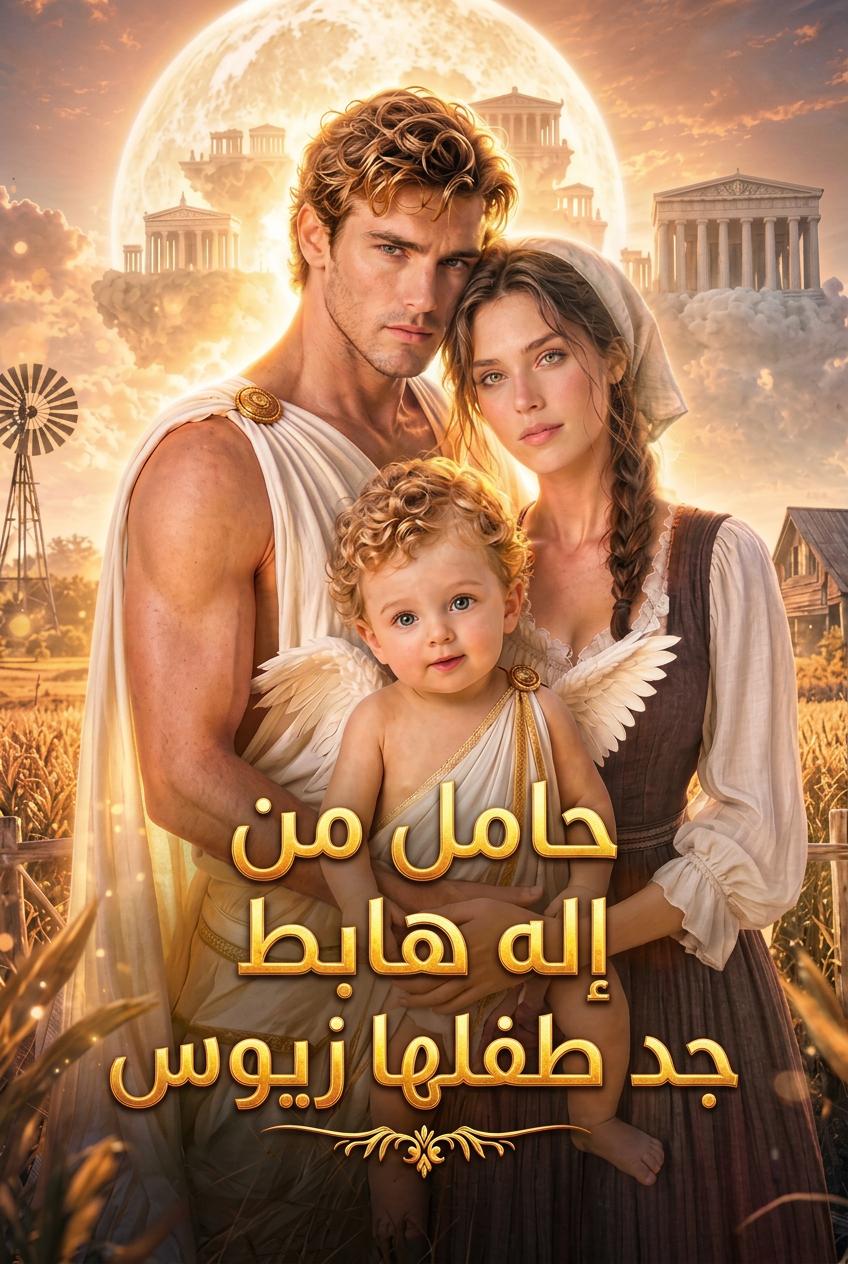 حامل من إله هابط جد طفلها زيوس
