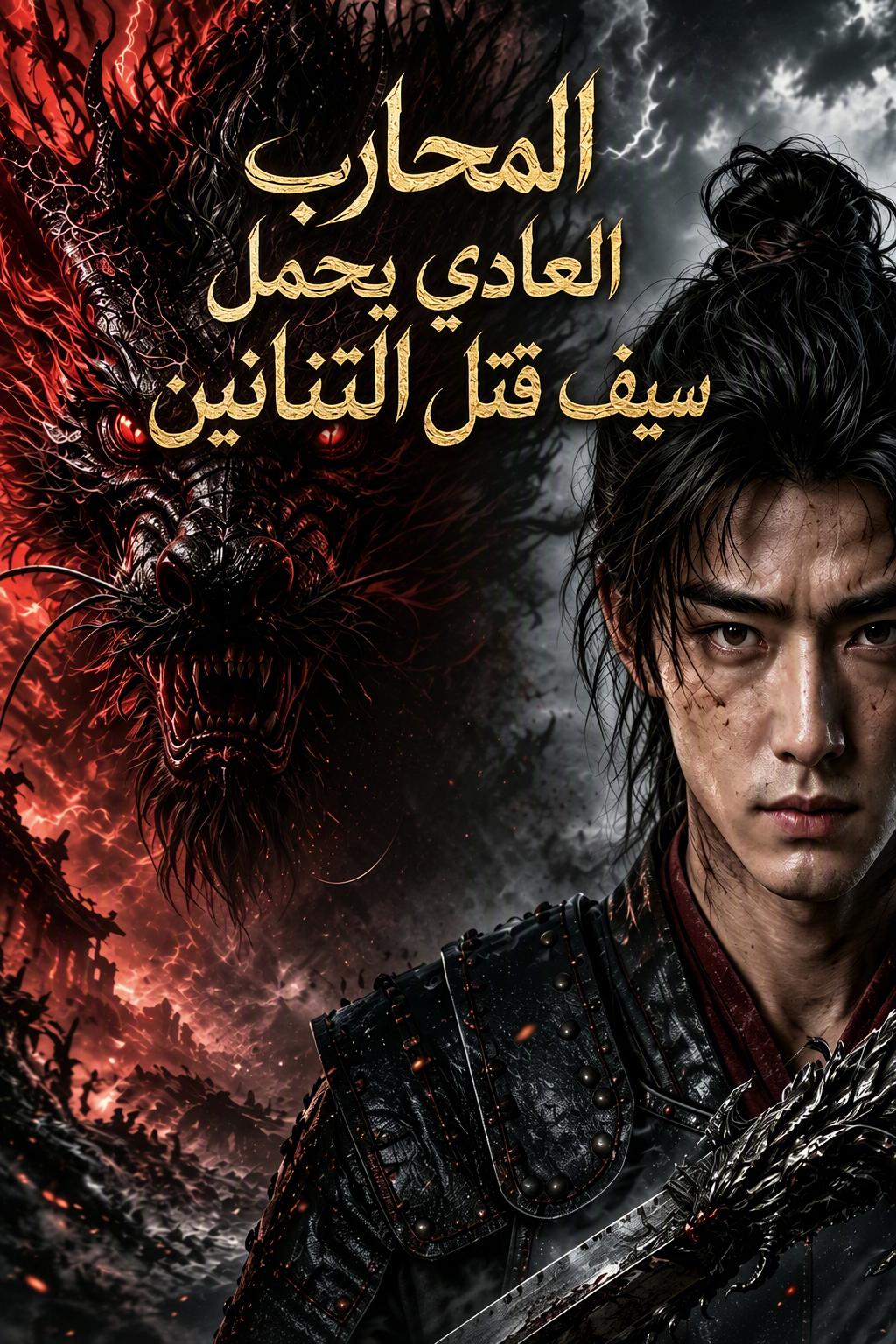 المحارب العادي يحمل سيف قتل التنانين
