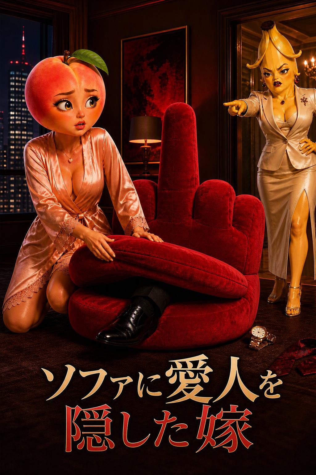 ソファに潜む不倫相手