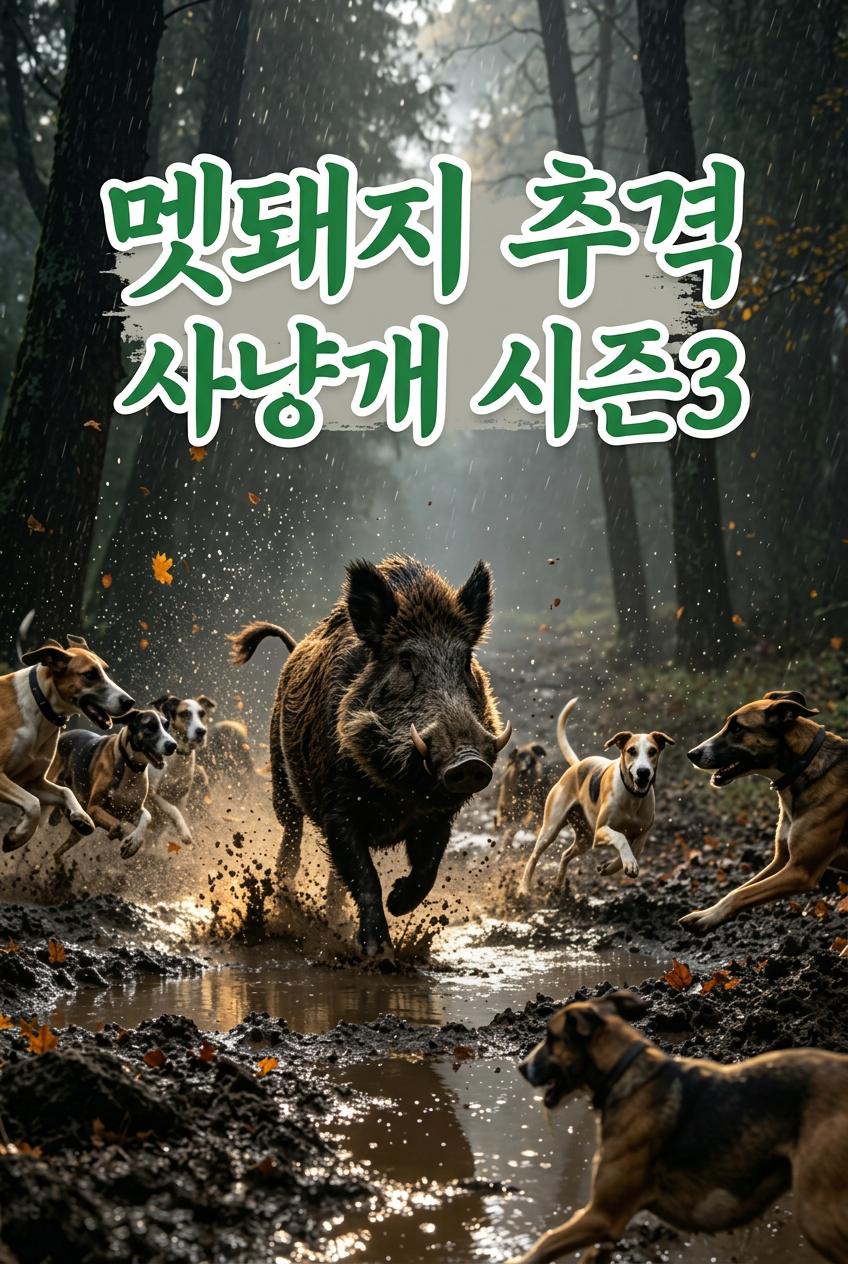 멧돼지 추격 사냥개 시즌3