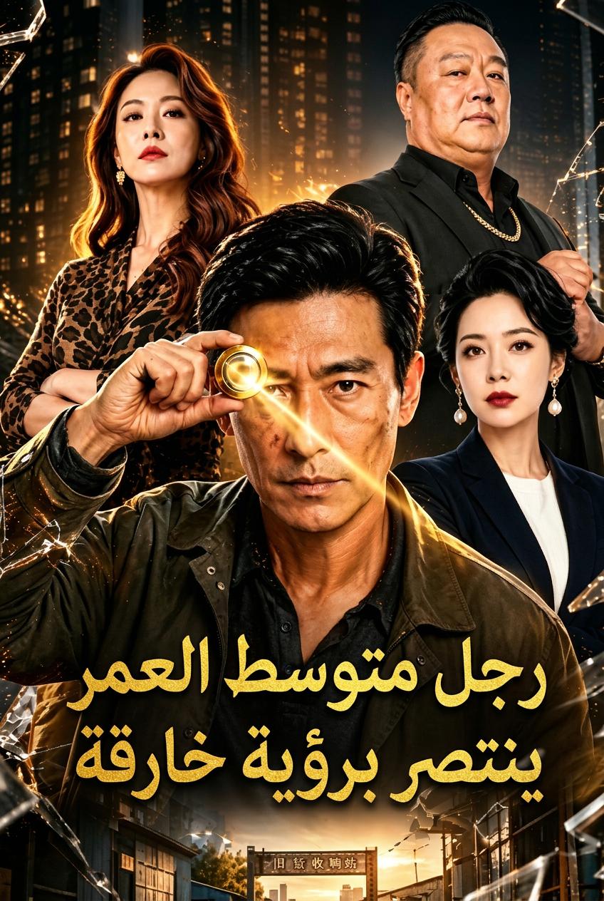 رجل متوسط العمر ينتصر برؤية خارقة
