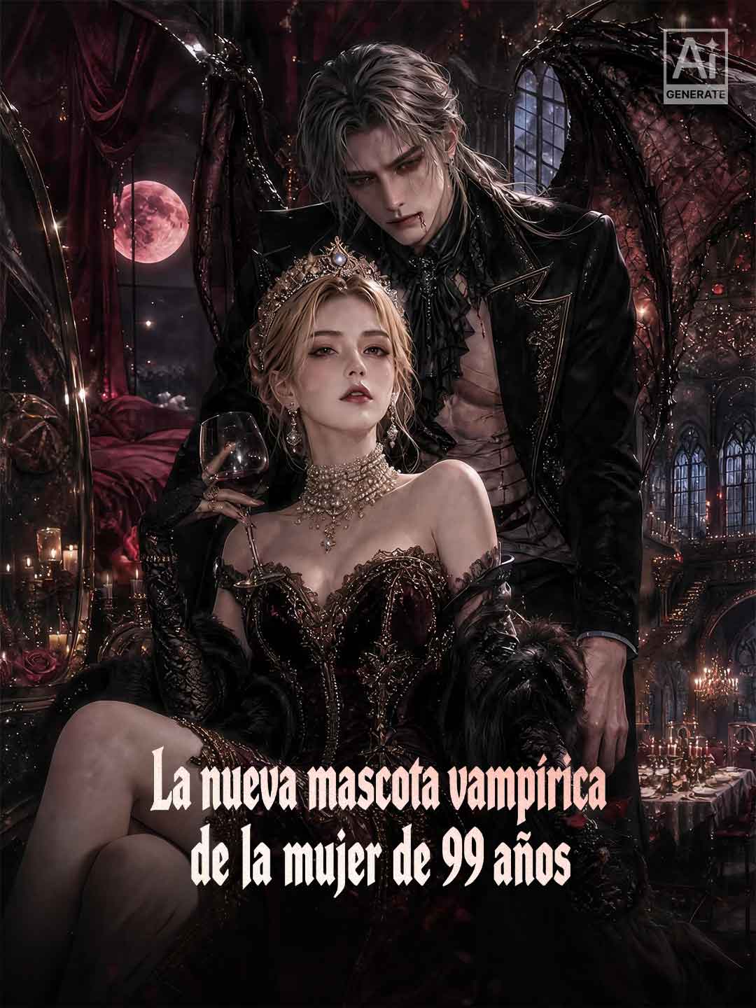 La nueva mascota vampírica de la mujer de 99 años