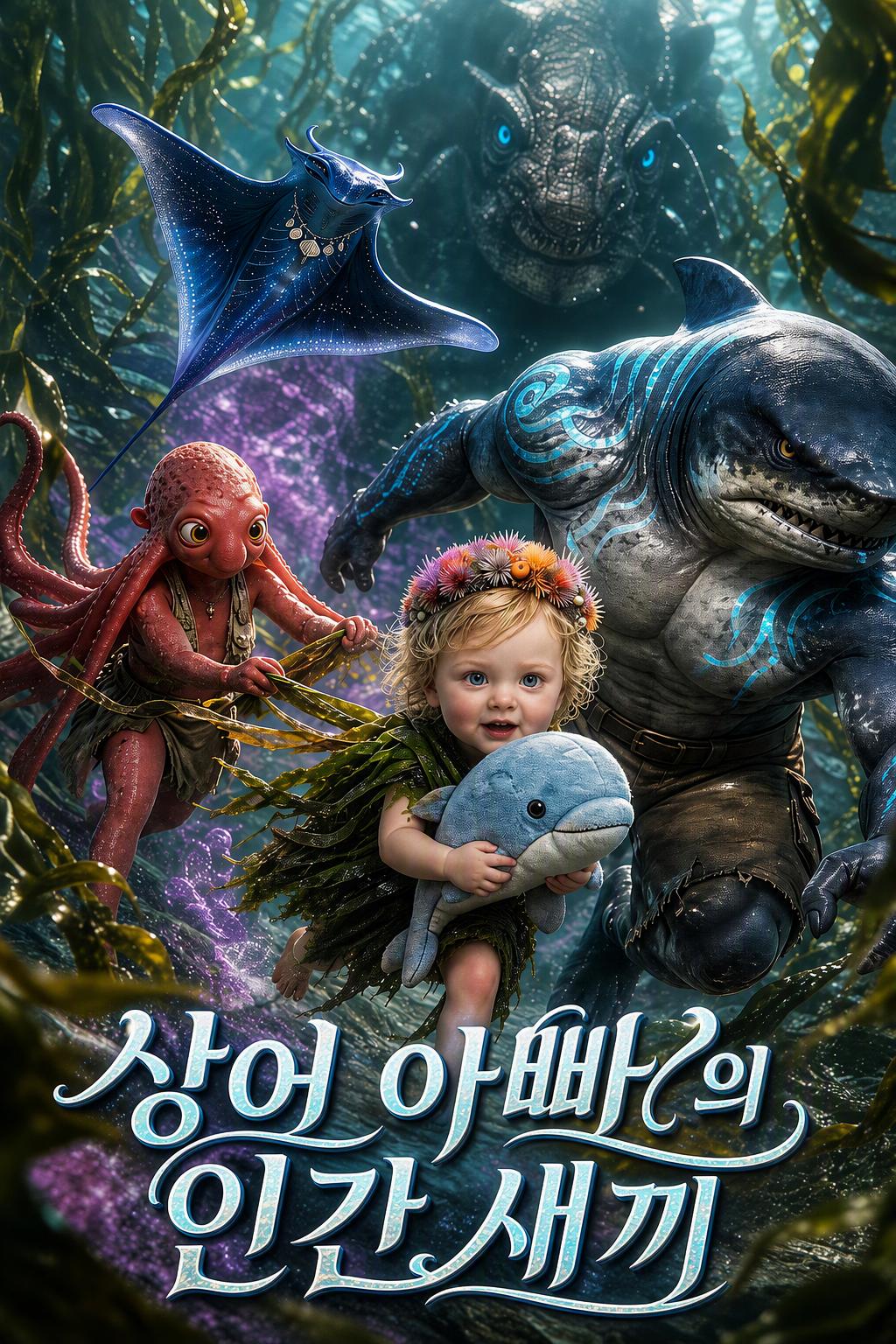 샤크 킹과 인간 아이