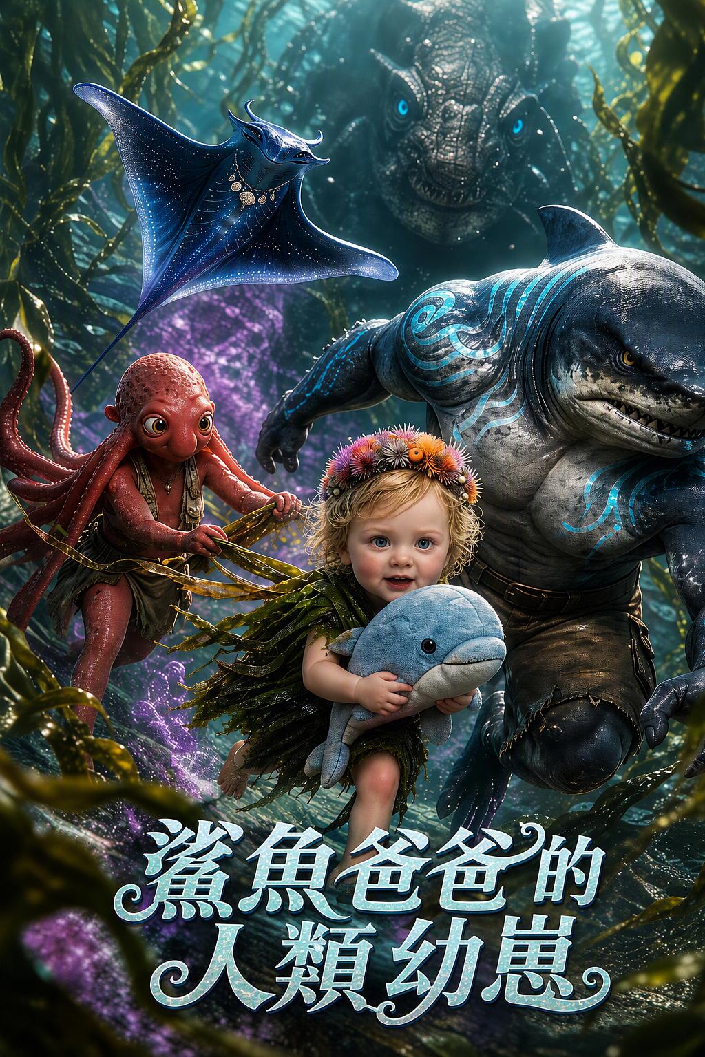 鲨鱼爸爸的人类幼崽