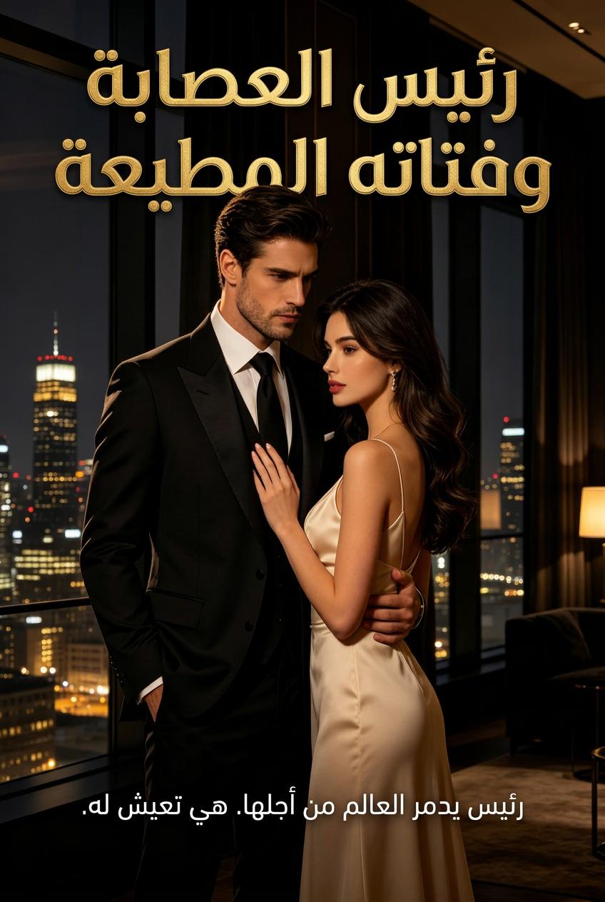 رئيس العصابة وفتاته المطيعة